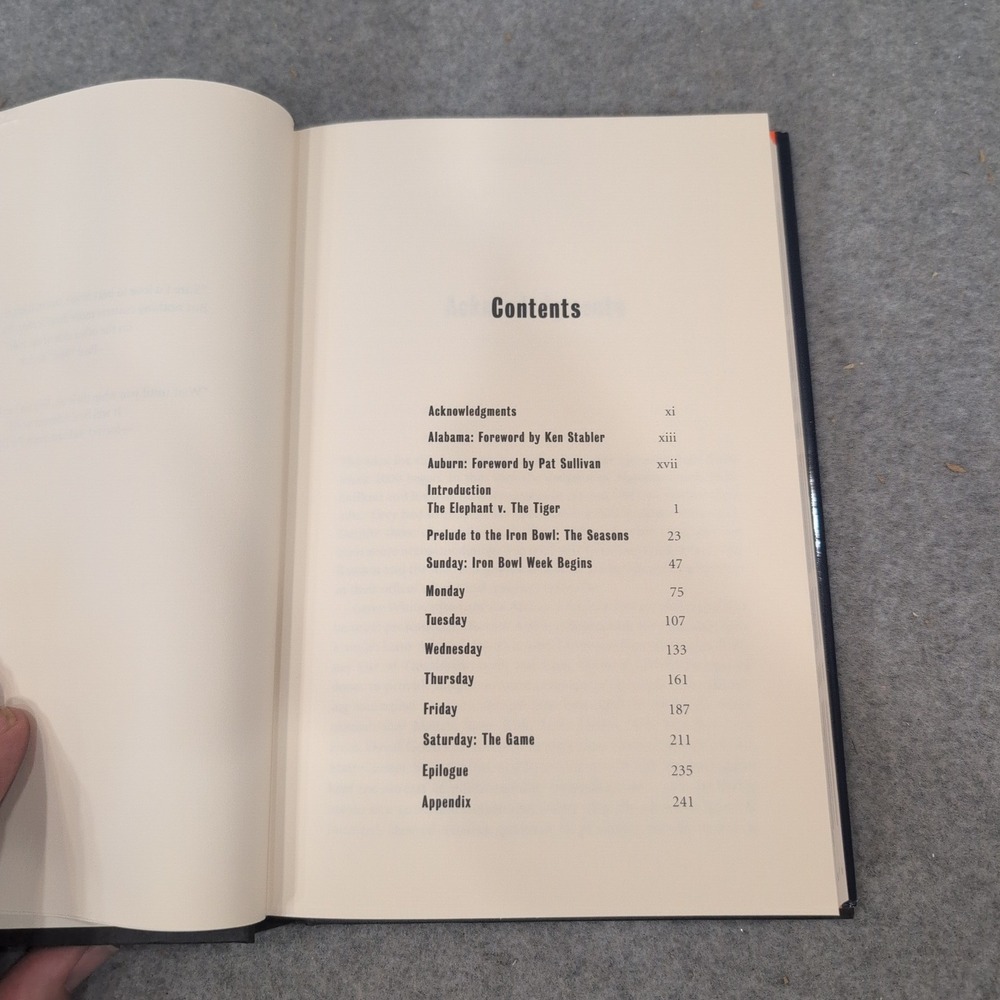 Alabama v Auburn A War in Dixie Iron Bowl Book Ivan Maisel First Edition 2001 - Picture 5 of 7